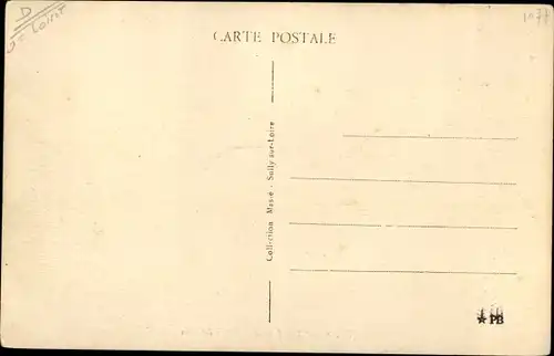 Ak Autry le Châtel Loiret, Route de Glen