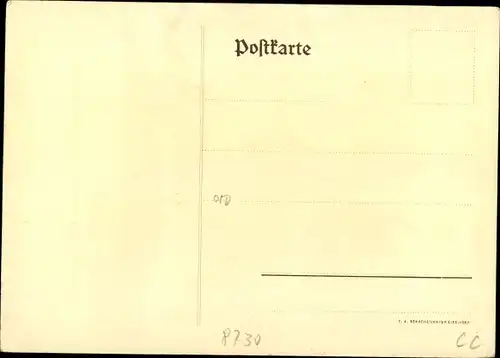 Künstler Ak Becker-Sessmar, Bad Kissingen Unterfranken Bayern, Evangelische Kirche