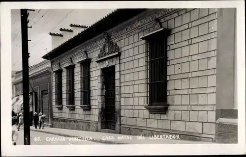 Foto Ak Caracas Venezuela, Casa Natal del Liberator