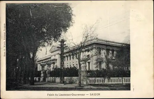 Ak Saigon Cochinchine Vietnam, Palais du Lieutenant Gouvernour
