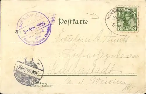 Künstler Ak Linde, Wladimir, Salonschnelldampfer Cobra, Seitenraddampfer, vor Helgoland