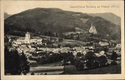 Ak Kirchberg am Wechsel in Niederösterreich, Gesamtansicht