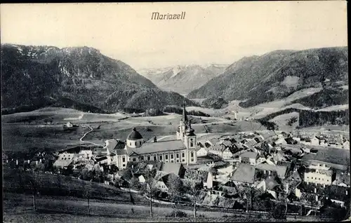 Ak Mariazell Steiermark, Gesamtansicht