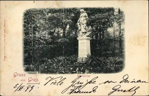 Ak Graz Steiermark, Waldlilie