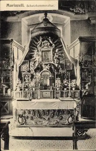 Ak Mariazell Steiermark, Schatzkammeraltar