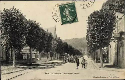 Ak Pont Audemer Eure, Boulevard Pasteur