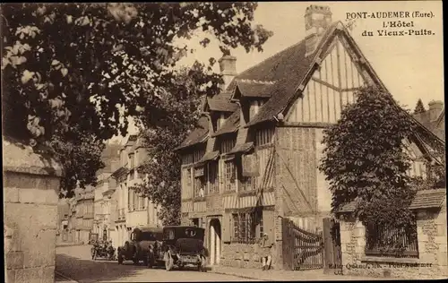 Ak Pont Audemer Eure, L'Hotel du Vieux Puits