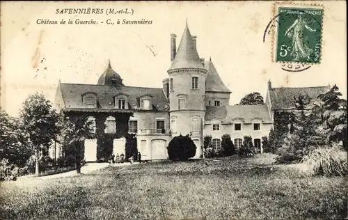 Ak Savennières Maine et Loire, Chateau de la Guerche