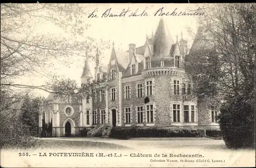 Ak La Poiteviniere Maine et Loire, Chateau de la Rochecantin