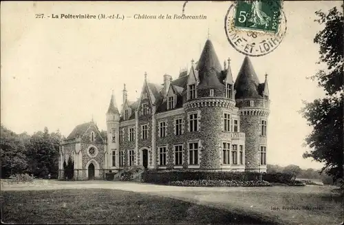 Ak La Poiteviniere Maine et Loire, Chateau de la Rochecantin