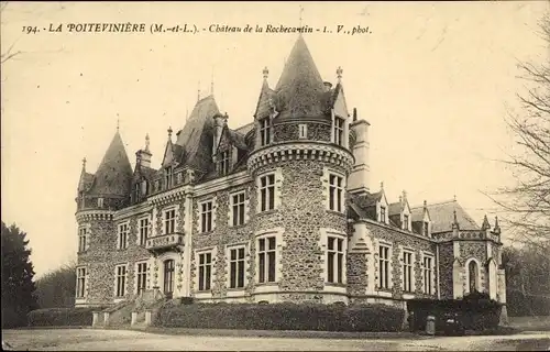 Ak La Poiteviniere Maine et Loire, Chateau de la Rochecantin