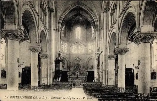 Ak La Poiteviniere Maine et Loire, L'Eglise, Interieur