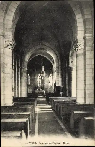 Ak Troo Loir et Cher, Intérieur de l'Église