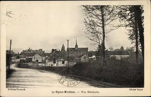 Ak Le Bignon-Mirabeau Loiret, Vue Generale