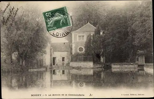 Ak Boigny Loiret, Le Moulin de la Commanderie