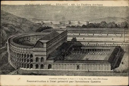 Ak Orange Vaucluse, Le Théâtre Antique