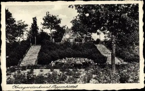 Ak Hamburg Wandsbek Poppenbüttel, Kriegerdenkmal