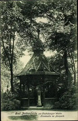 Ak Bad Rothenfelde am Teutoburger Wald, Trinkhalle im Kurpark