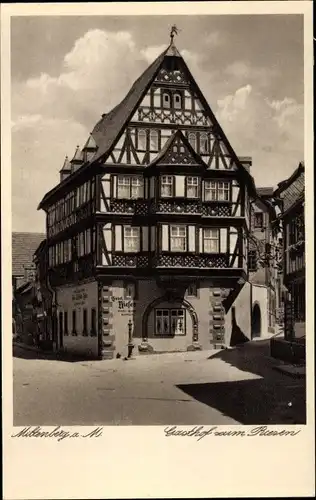 Ak Miltenberg am Main in Unterfranken, Gasthof zum Riesen