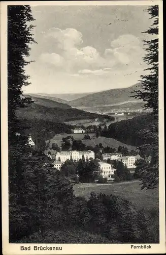 Ak Bad Brückenau im Sinntal Unterfranken, Fernblick