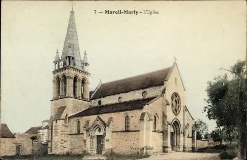 Ak Mareil-Marly Yvelines, L'Eglise