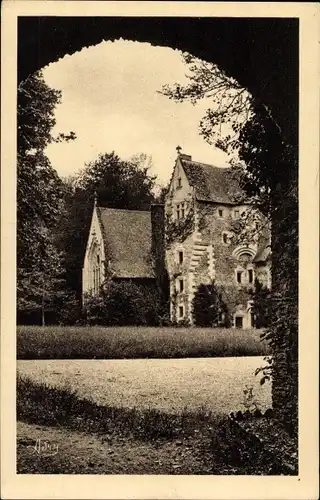 Ak Le Plessis-Macé Maine et Loire, Chapelle du Chateau