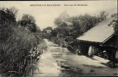 Ak Beaune la Rolande Loiret, Vue sur la Rolande