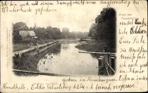 Ak Hamburg Wandsbek Poppenbüttel, Gasthaus zur Schleuse