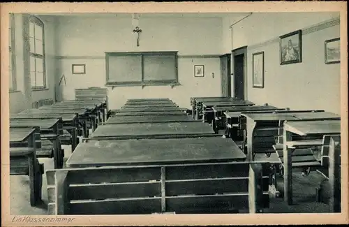 Ak Bingen am Rhein, Institut St Mariä der Englischen Fräulein, Klassenzimmer