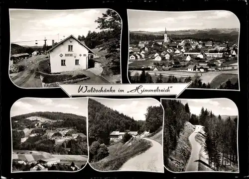 Ak Eging am See am Bayerischen Wald, Waldschänke, Gramlet Himmelreich, alte Mühle, Doblstr.