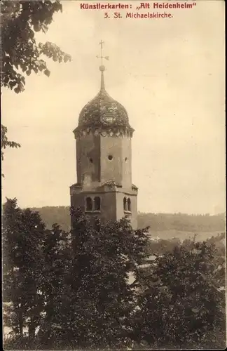 Ak Heidenheim an der Brenz, St. Michaelskirche