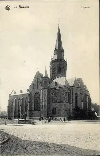 Ak Le Roeulx Wallonien Hennegau, Eglise