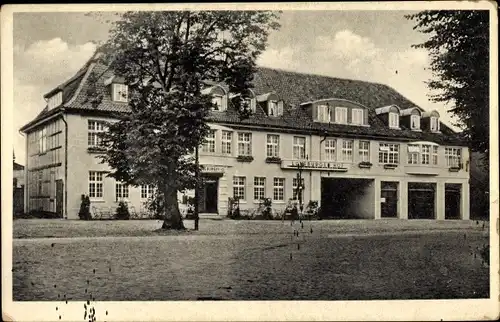 Ak Rotenburg in Hannover Rotenburg an der Wümme, Lüneburger Hof, Inh. Heinr. Weuhold