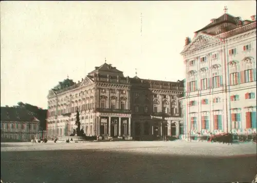 3 D Ak Würzburg am Main Unterfranken, Residenz, Vorderansicht