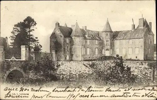 Ak Carentan Manche, Chateau d'Auxais