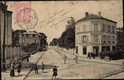 Ak Saint Germain en Laye Yvelines, Rue Pereire