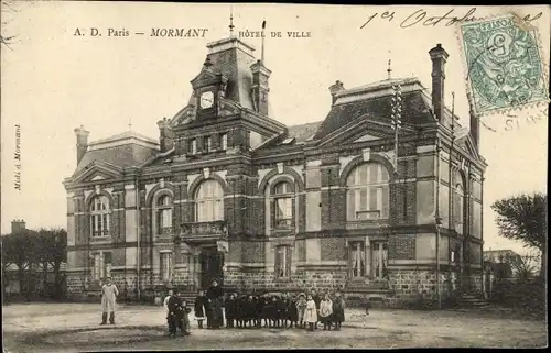 Ak Mormant Seine et Marne, Hôtel de Ville