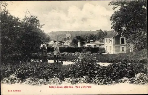 Ak Soisy sous Etiolles Essonne, Vue Generale