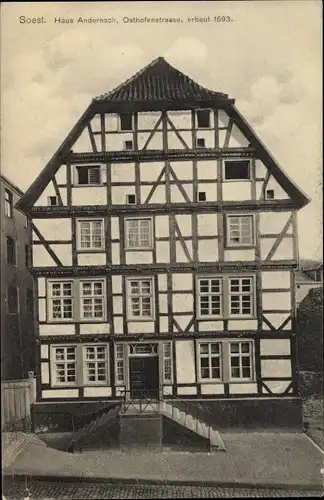 Ak Soest in Nordrhein Westfalen, Haus Andernach, Osthofenstraße