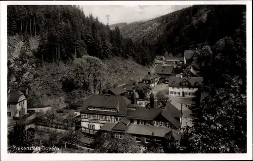 Ak Falkenstein Bayerischer Wald, Teilansicht, Talblick, Ort