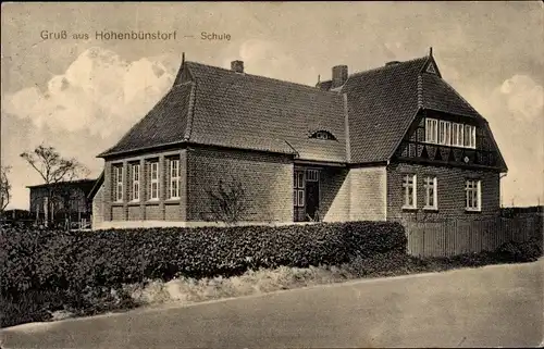 Ak Hohenbünstorf Natendorf in der Lüneburger Heide, Schule