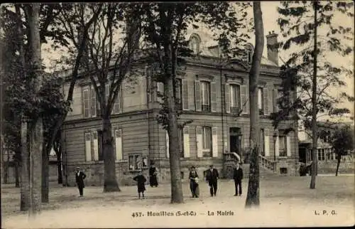 Ak Houilles Yvelines, La Mairie