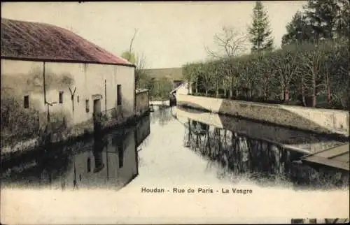 Ak Houdan Yvelines, Rue de Paris, La Vesgre