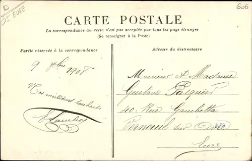 Ak Le Neubourg Eure, Ecole de Filles