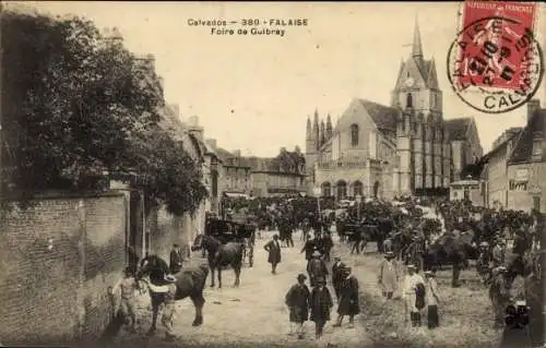 Ak Falaise Calvados, Foire du Guibray