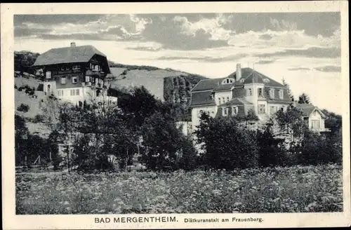 Ak Bad Mergentheim in Tauberfranken, Diätkuranstalt am Frauenberg