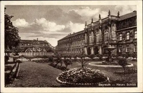 Ak Bayreuth in Oberfranken, Neues Schloss