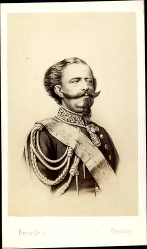 Carte de Visite König Viktor Emanuel II. von Italien