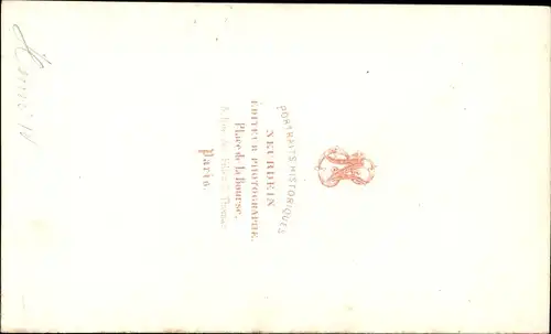 Carte de Visite Roi Henri IV, König Heinrich IV. von Frankreich