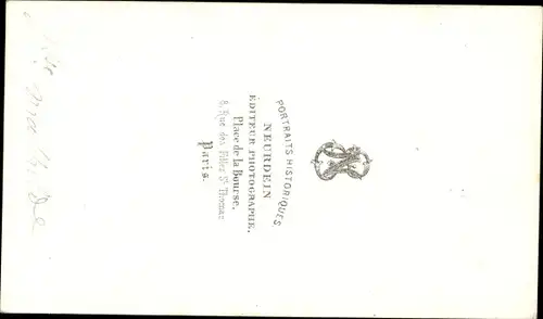 Carte de Visite Princesse Mathilde Bonaparte